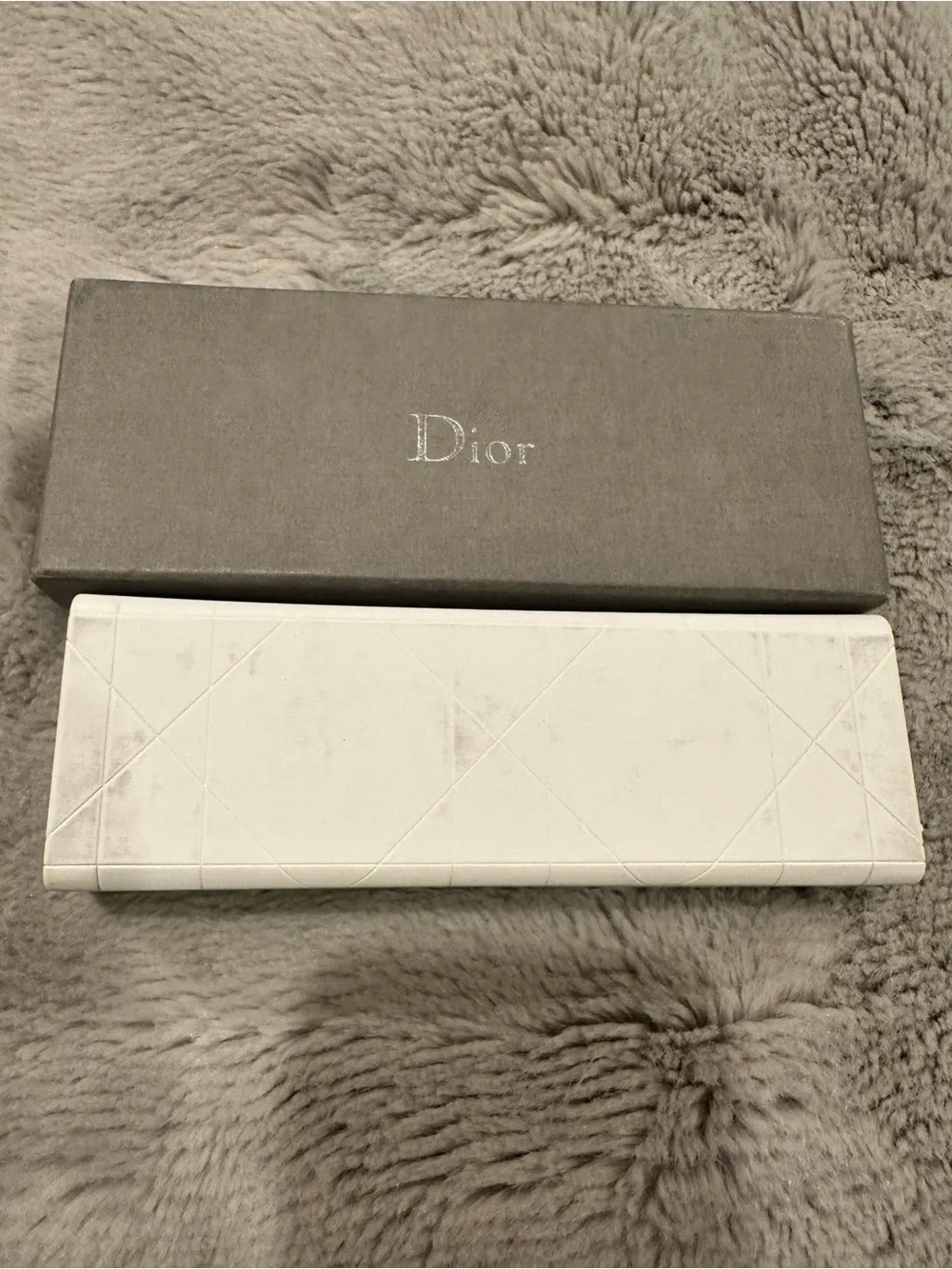 Dior Women's Dark Tortoiseshell Rectangle Optical Glasses with Gold Accents